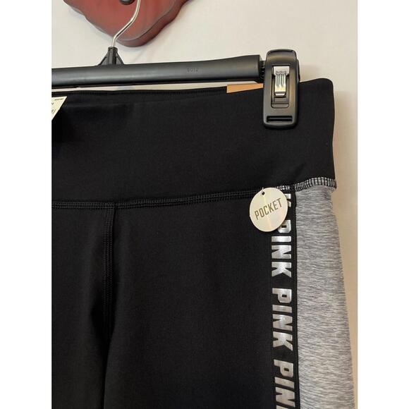 Victorias Secret PINK Small Black Cozy Winter Pull-On Pocket Legging NEW! A1803 - Picture 4 of 7